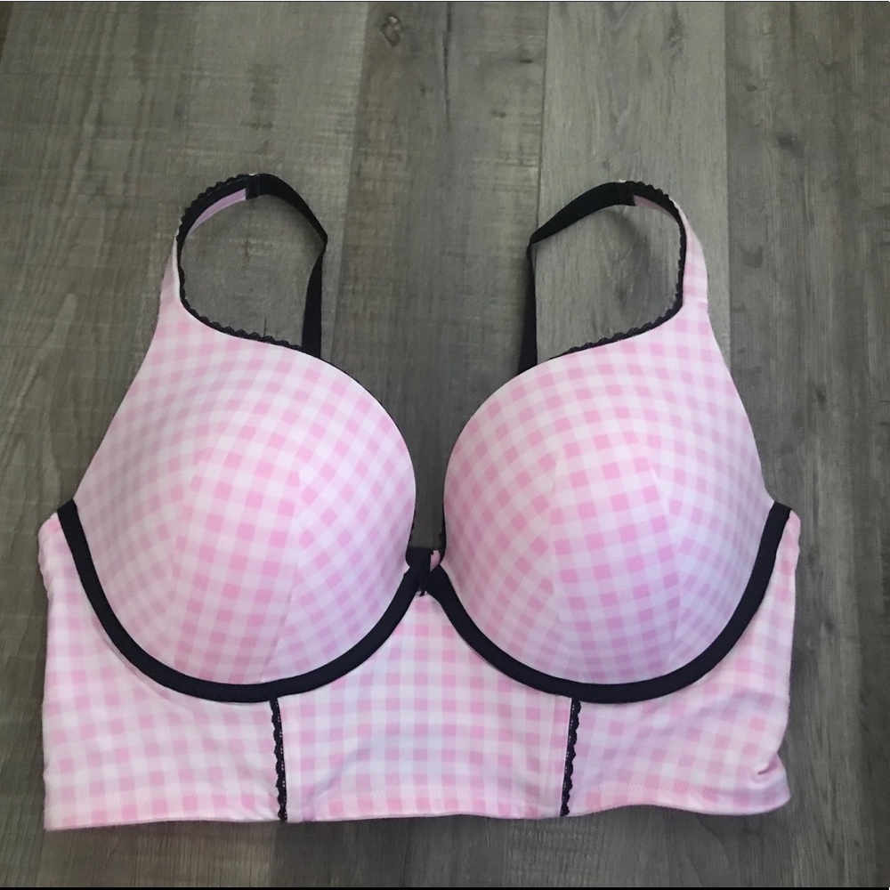 Torrid Longline Gingham Bra
